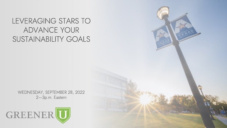 Leveraging STARS to advance your sustainability goals